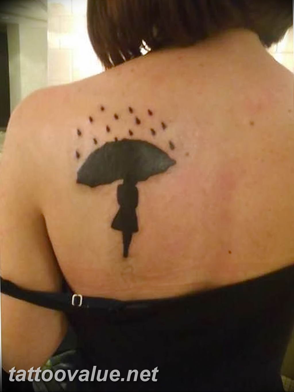 photo tattoo umbrella 06.12.2018 №066 - example of tattoo design umbrella - tattoovalue.net